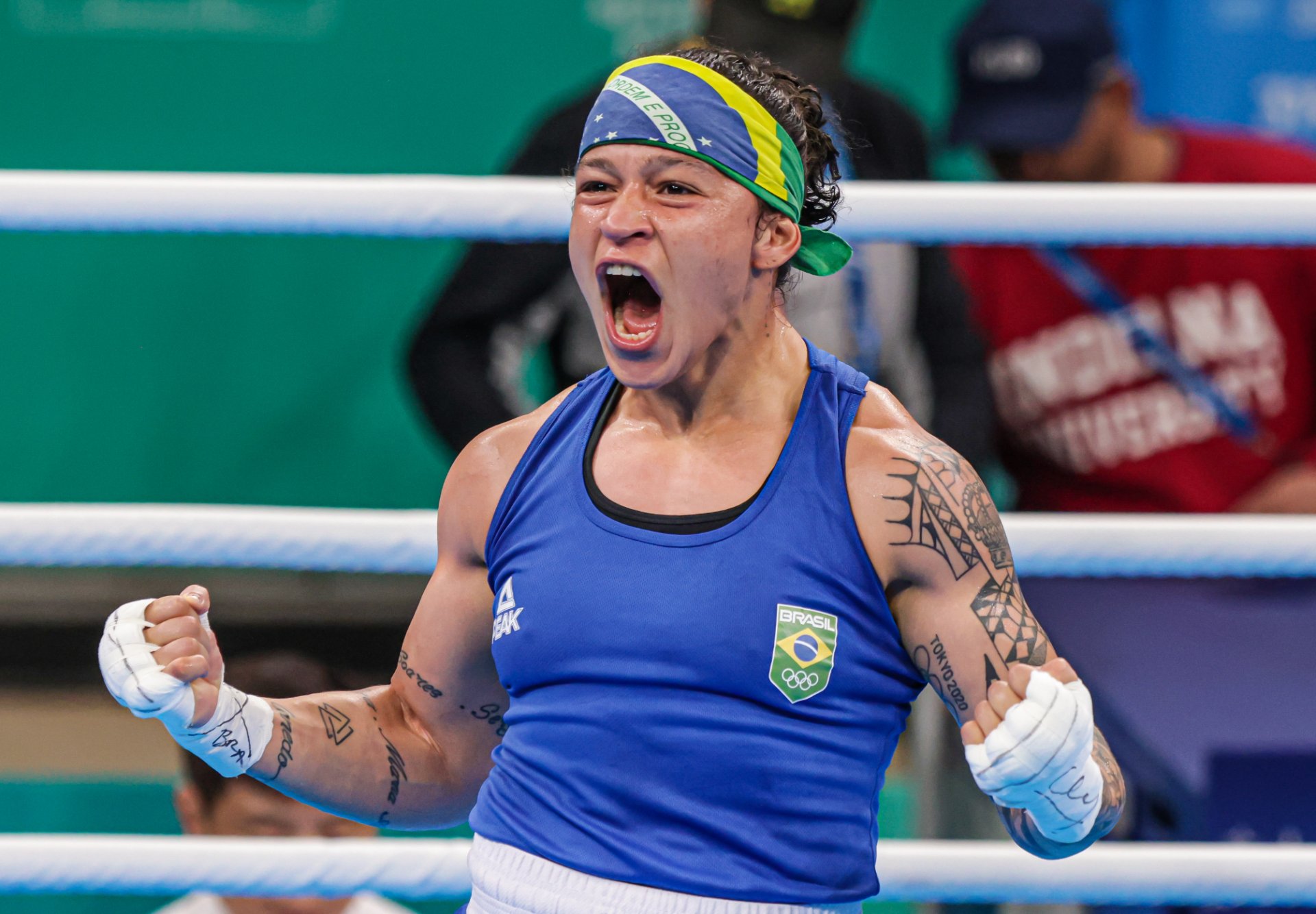 Beatriz Ferreira made a strong debut in her new category at the World Boxing Cup today